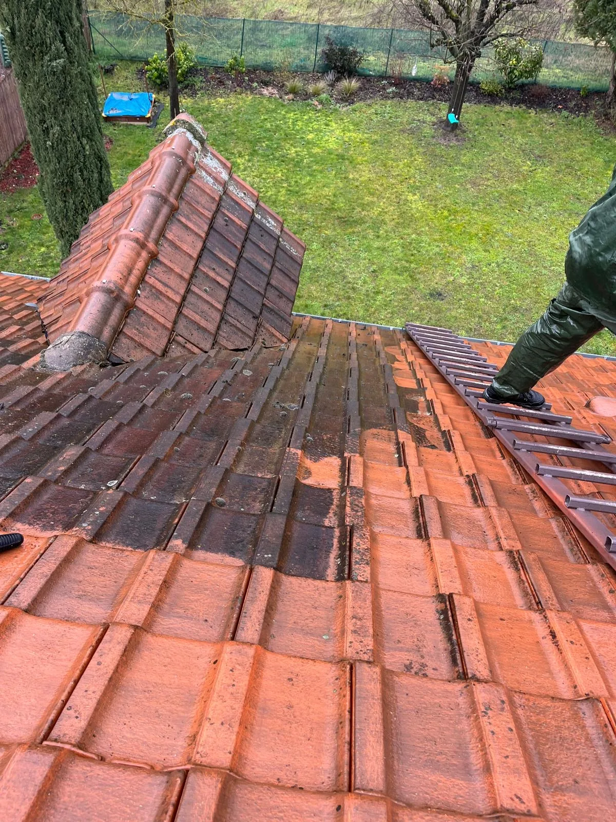 Réalisation : Démoussage haute pression — Résidentiel entretien