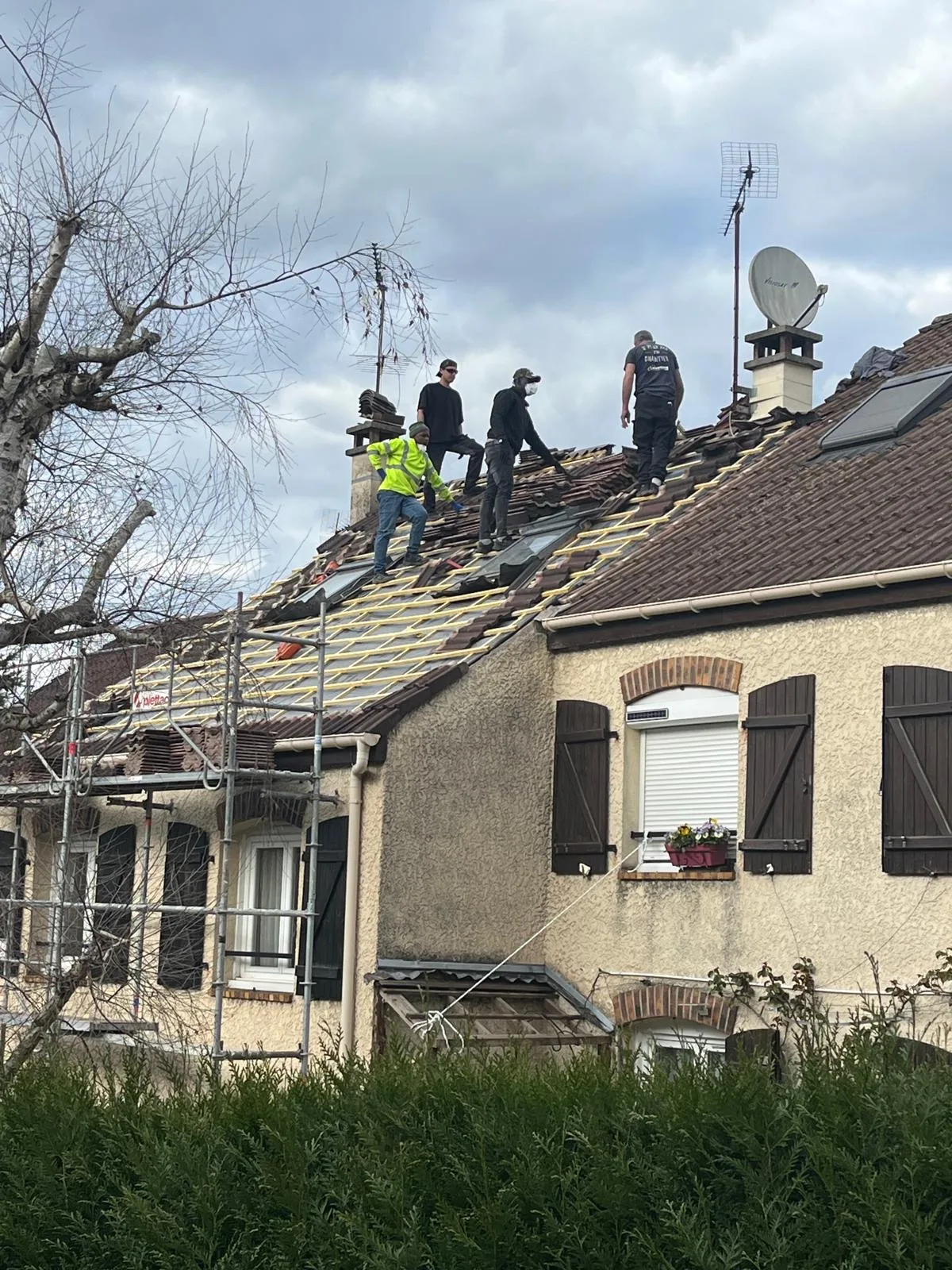 Réalisation : Couverture tuile — Résidentiel rénovation